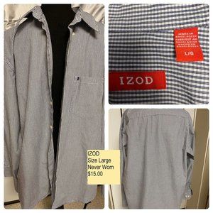 Men's Izod Button Down Long Sleeve Shirt